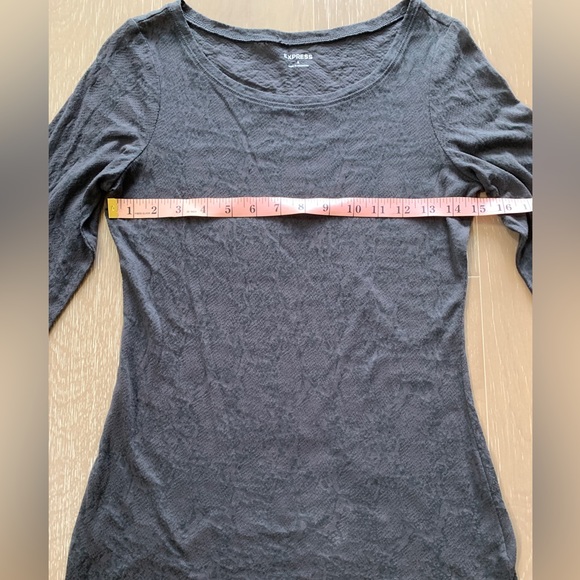 Express light stretch fitted with lacy pattern top, very cute, size S - Picture 3 of 5